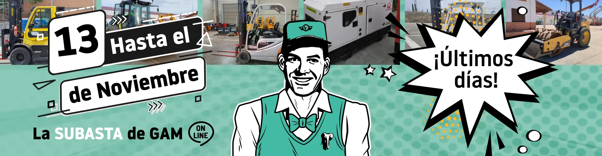 Inquieto - reparto última milla - 3 Banner Subasta - ultimos dias