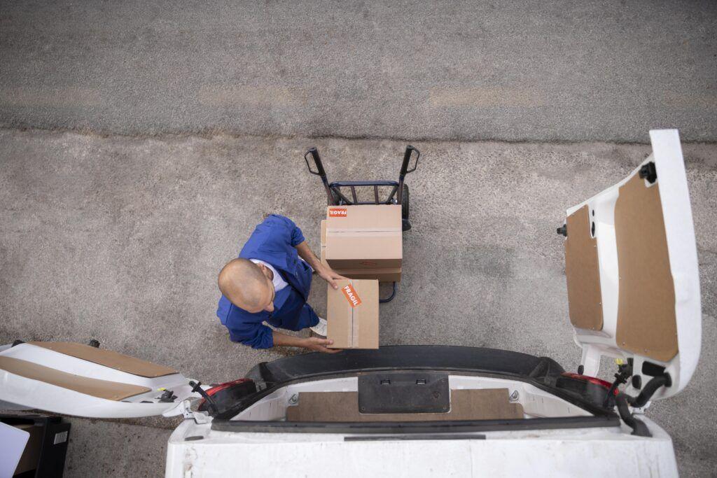 cargo boxes in last mile vehicles