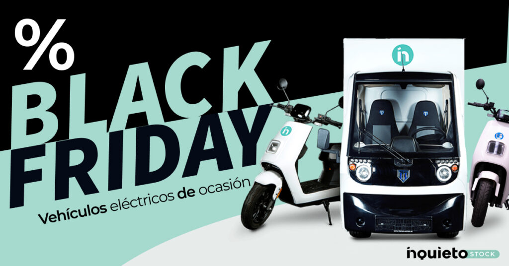 Inquieto adelanta el Black Friday con descuentos exclusivos en vehículos eléctricos de ocasión hasta final de mes • La compañía especializada en movilidad sostenible lanza ofertas especiales en su e-commerce con stock limitado, 12 meses de garantía y financiación flexible Madrid, 19 de noviembre de 2025.- Inquieto, compañía líder en soluciones de movilidad sostenible perteneciente al grupo GAM, adelanta este año el Black Friday con una campaña de descuentos exclusivos en su e-commerce de vehículos eléctricos de ocasión, disponible en https://stock.soyinquieto.com/es/, que se mantendrán activos hasta final de mes. A través de esta plataforma online, empresas, autónomos y particulares pueden adquirir motocicletas, scooters, bicicletas eléctricas y vehículos de reparto de segunda mano de forma rápida, segura y con total garantía, beneficiándose de condiciones especiales durante la campaña de Black Friday. “Queremos que más negocios y usuarios den el salto a la movilidad eléctrica con todas las garantías y al mejor precio”, señalan desde Inquieto. “Con esta campaña de Black Friday ponemos a su alcance vehículos eléctricos de ocasión revisados, con garantía de 12 meses y opciones de financiación flexibles, para que la inversión inicial no sea una barrera”. Las promociones de Black Friday de Inquieto se centran en su catálogo de vehículos eléctricos de ocasión, todos ellos revisados y listos para trabajar desde el primer día. Además, la web de Inquieto permite comparar modelos, consultar fichas técnicas detalladas y completar el proceso de compra de forma transparente e intuitiva, tanto para empresas de reparto y logística como para particulares que buscan una alternativa de movilidad sostenible. Impulso a la movilidad sostenible y la última milla Con esta campaña de Black Friday, Inquieto refuerza su apuesta por una movilidad urbana más limpia, eficiente y accesible, facilitando la electrificación de flotas de reparto, negocios de food delivery, paquetería, servicios urbanos o empresas que quieran reducir su huella ambiental con soluciones 0 emisiones.